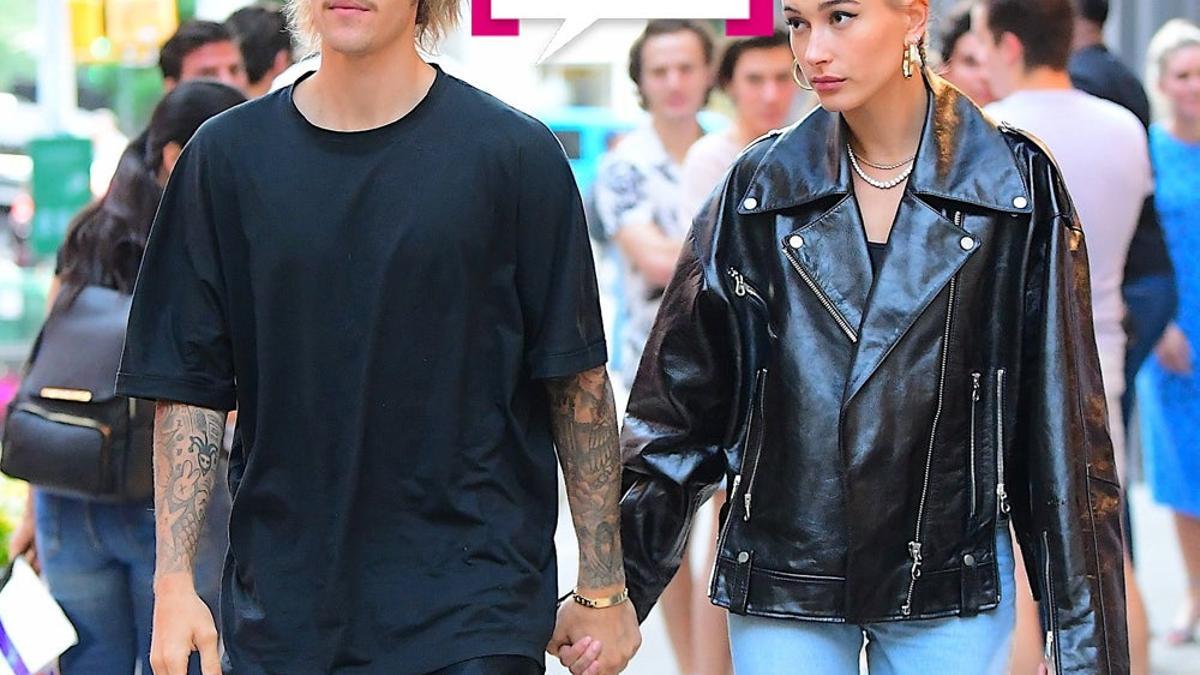 Justin Bieber luce un anillo (no de compromiso) paseando con Hailey Baldwin