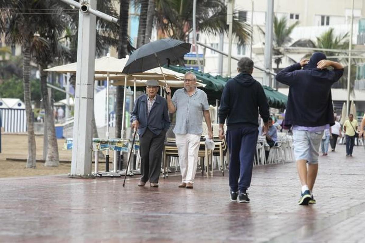 16.09.19. Las Palmas de Gran Canaria.Lluvias . Foto Quique Curbelo  | 16/09/2019 | Fotógrafo: Quique Curbelo