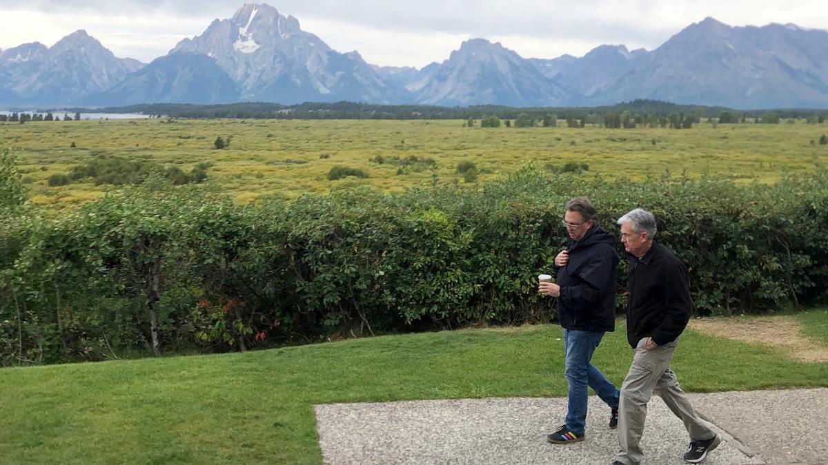 Jerome Powell, y el presidente de la Fed de Nueva York, John Williams