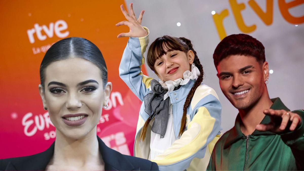 Chloe DelaRosa, con María Isabel y Abraham Mateo.