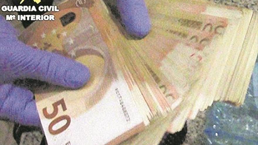 26 detenidos por falsificar billetes y meterlos en tiendas de Málaga