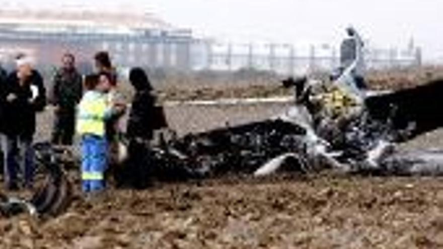 Dos capitanes del Ejército del Aire fallecen al estrellarse su avioneta