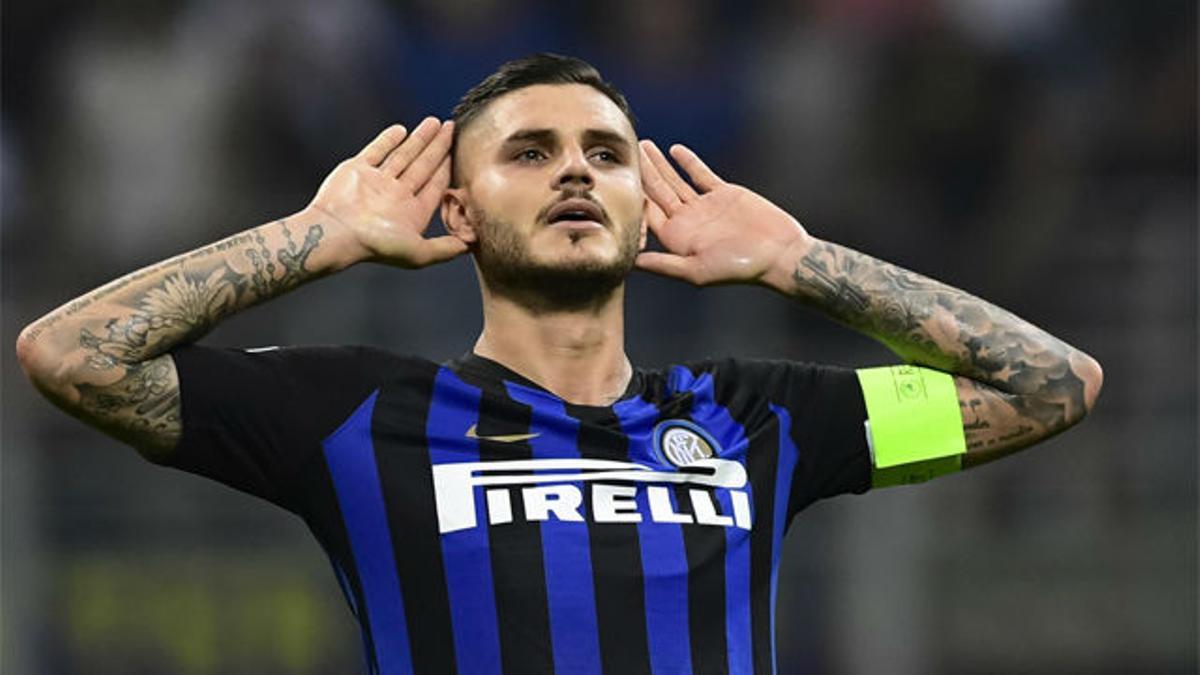 Espectacular volea de Icardi para iniciar la remontada del Inter