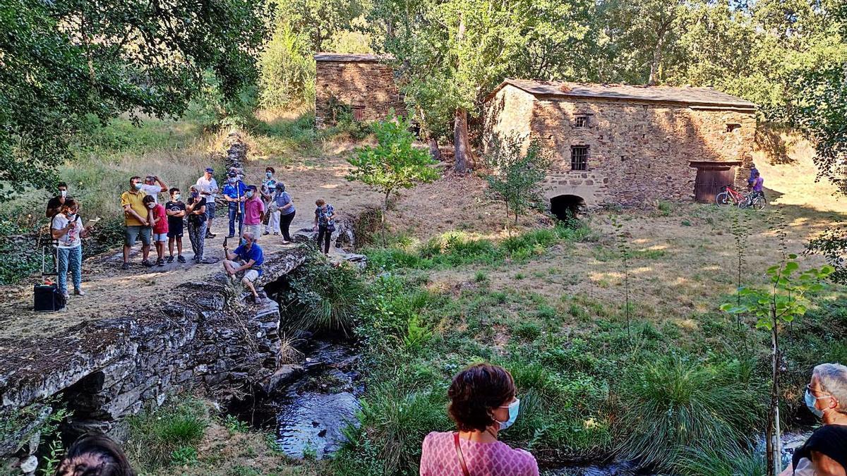 Lecturas y música en la ribera de Riofrío de Aliste. | Ch. S.