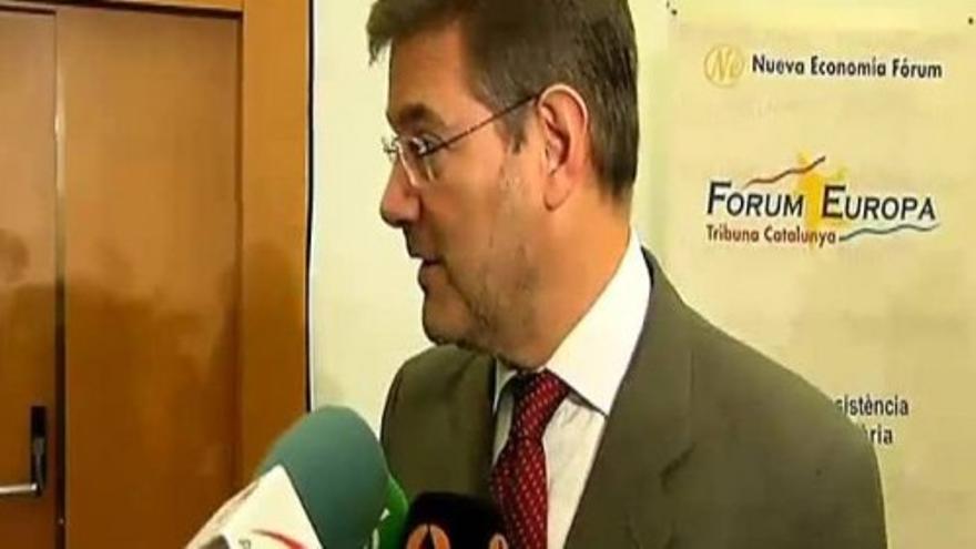 Rafael Catalá sobre la dimisión de Torres-Dulce: “No sé nada, no he hablado con él”