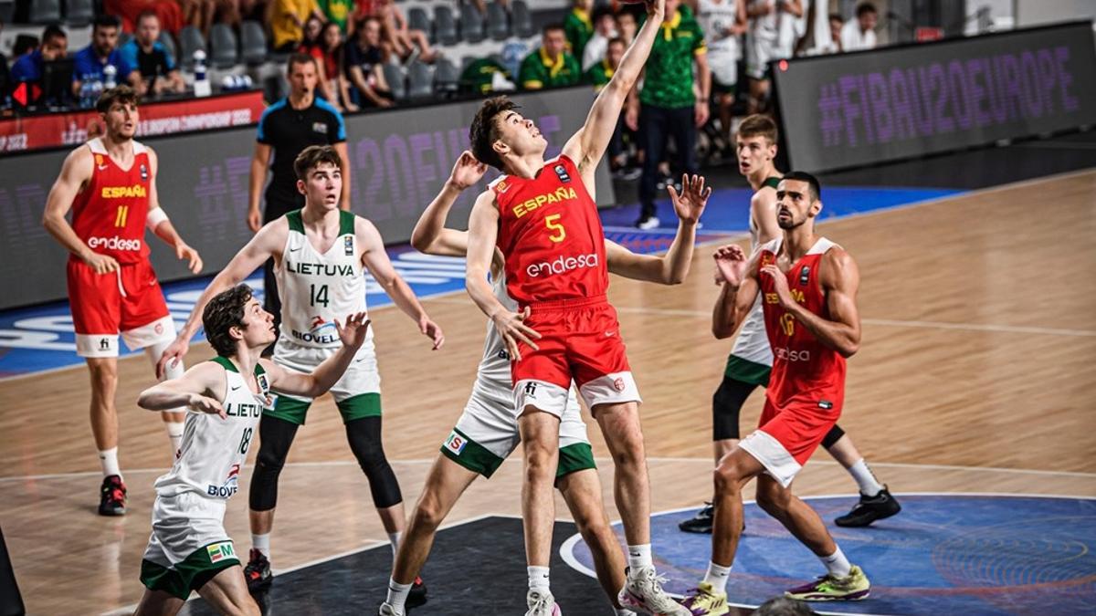España se cuelga el oro en el Eurobasket Sub-20 masculino.