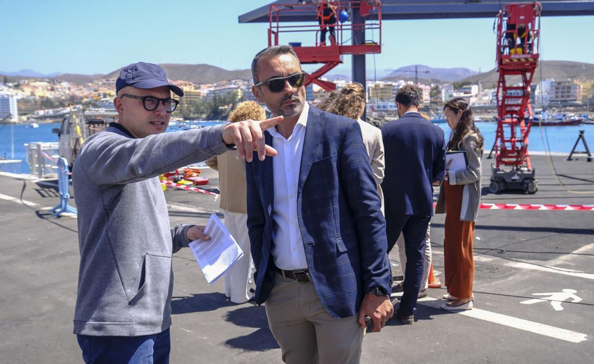 Preparativos en Arguineguín para la visita del papa León XIV a Gran Canaria