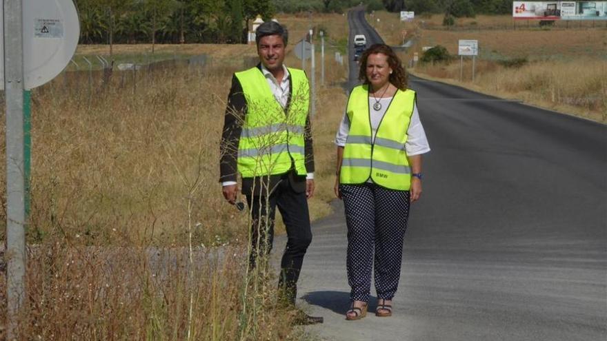 Lorite culpa al gobierno de la Diputación del mal estado de la carretera de Trassierra