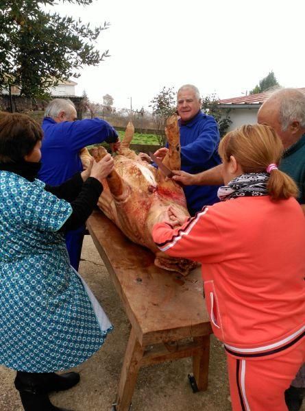 Matanza tradicional en Aliste