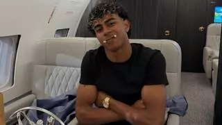 Así fue el festín de Lamine Yamal tras ganar el Premio Laureus