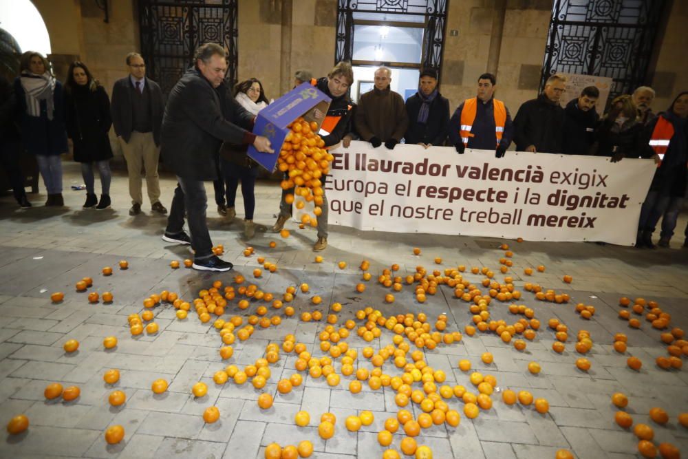 Protestas por la crisis que sufre el campo