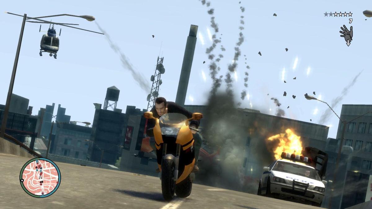 AIRBAG MOTOR VIDEOJUEGO GRAND THEFT AUTO IV