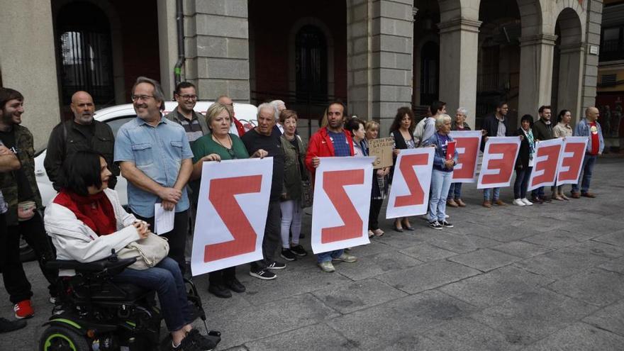 La plaza del Ayuntamiento, escenario de una de las convocatorias.