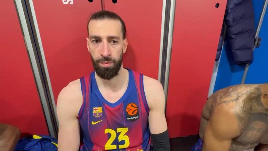 Tornike Shengelia:“Quiero agradecer al Palau como ha estado durante todo el partido”