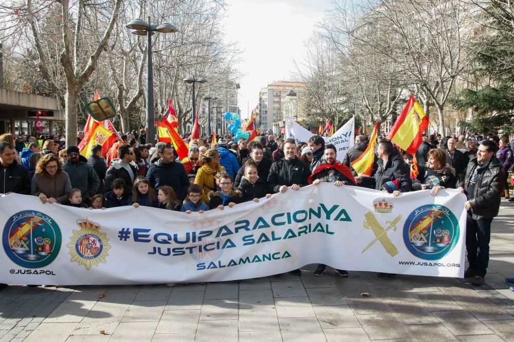 Manifestación de Jusapol en Zamora