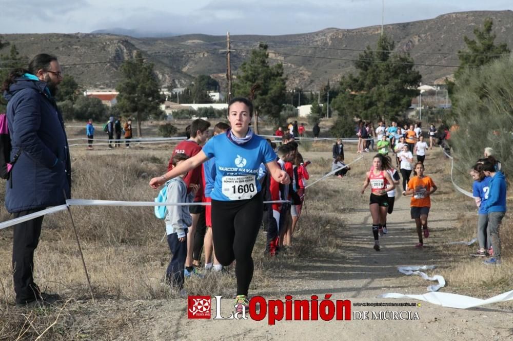 Final Regional de Cross Escolar: cadetes