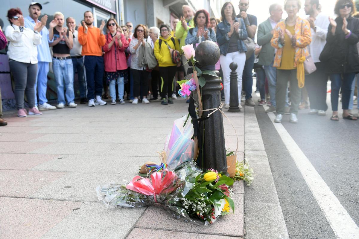 Homenaje a Samuel Luiz en A Coruña por el tercer aniversario de su muerte