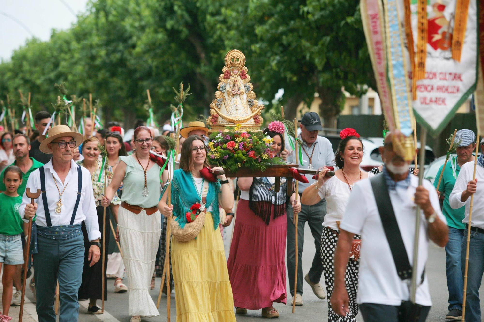 La Virgen del Rocío hace un alto en El Termet de Vila-real