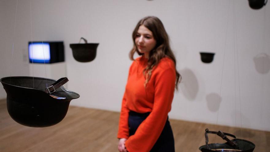 Una imatge de l’exposició ‘Yoko Ono: Music in the Mind’, a la Tate Modern de Londres. | TOLGA AKMEN