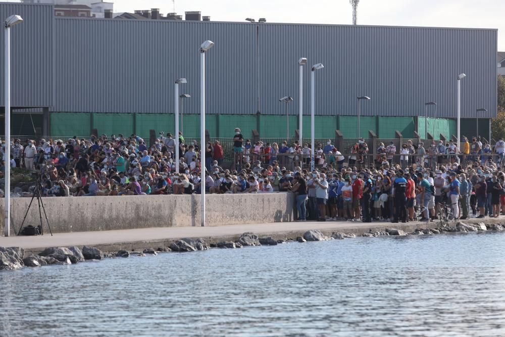 Máxima expectación para la botadura en Gijón del catamarán que construye Armon para Balearia