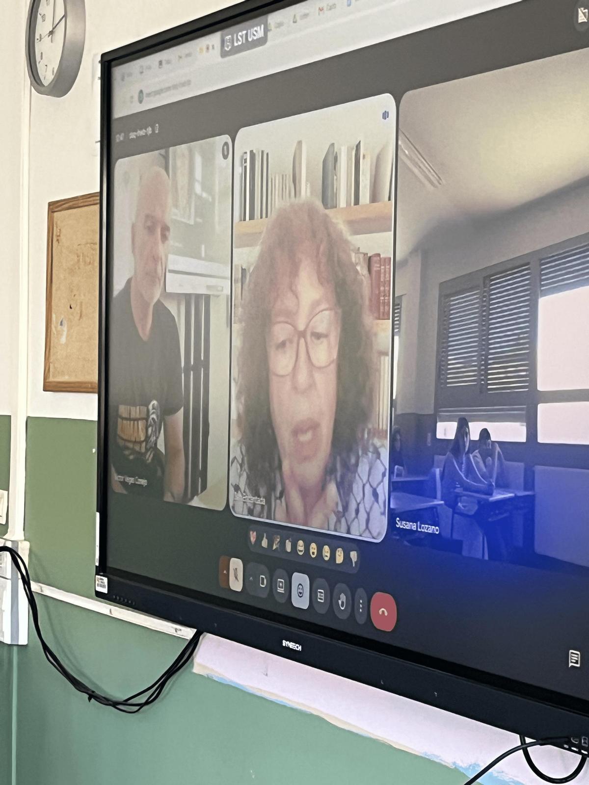 La franja de Gaza está presente en las aulas: el IES de Zaragoza 'conecta' con una flotilla humanitaria