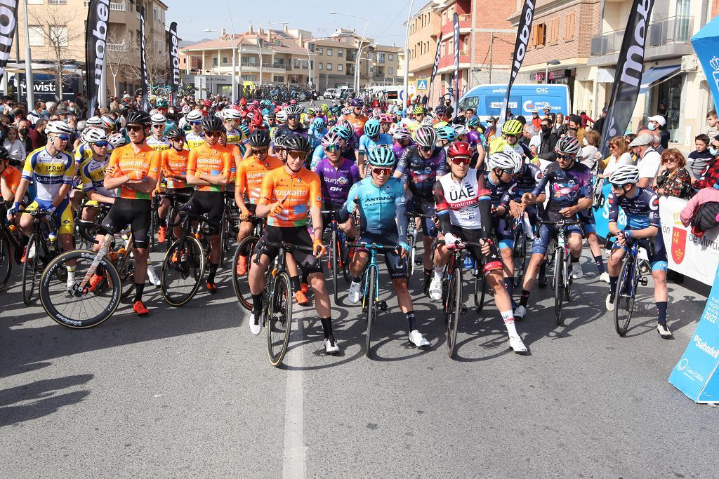 Así ha sido la salida de la Vuelta a Murcia en Fortuna