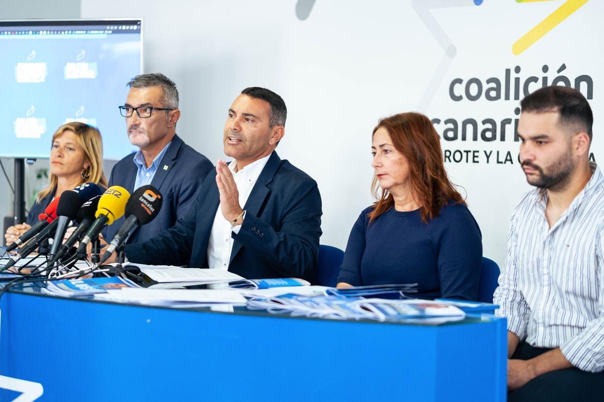 Presentación del programa de CC al Cabildo de Lanzarote en las elecciones del 28M.