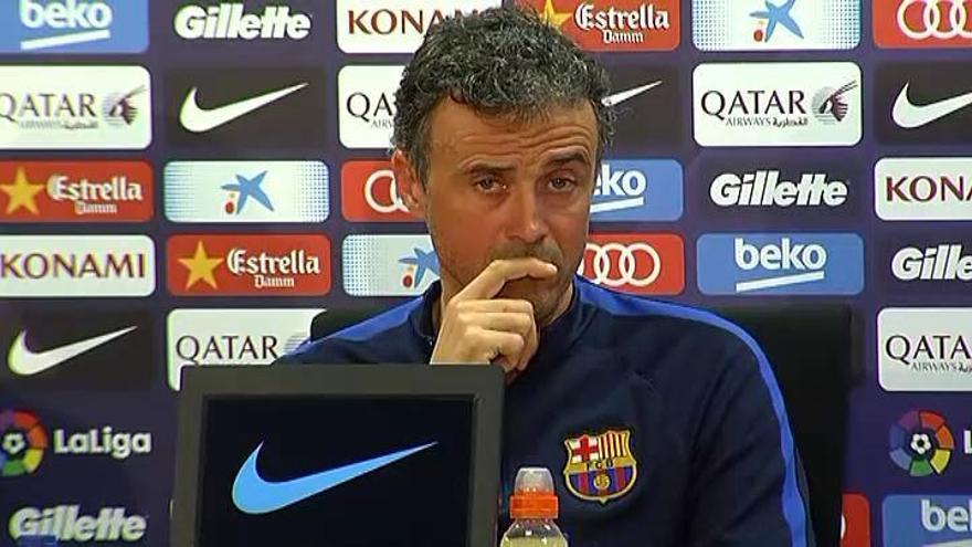 Luis Enrique evita pronunciarse sobre las críticas al arbitraje ante el PSG