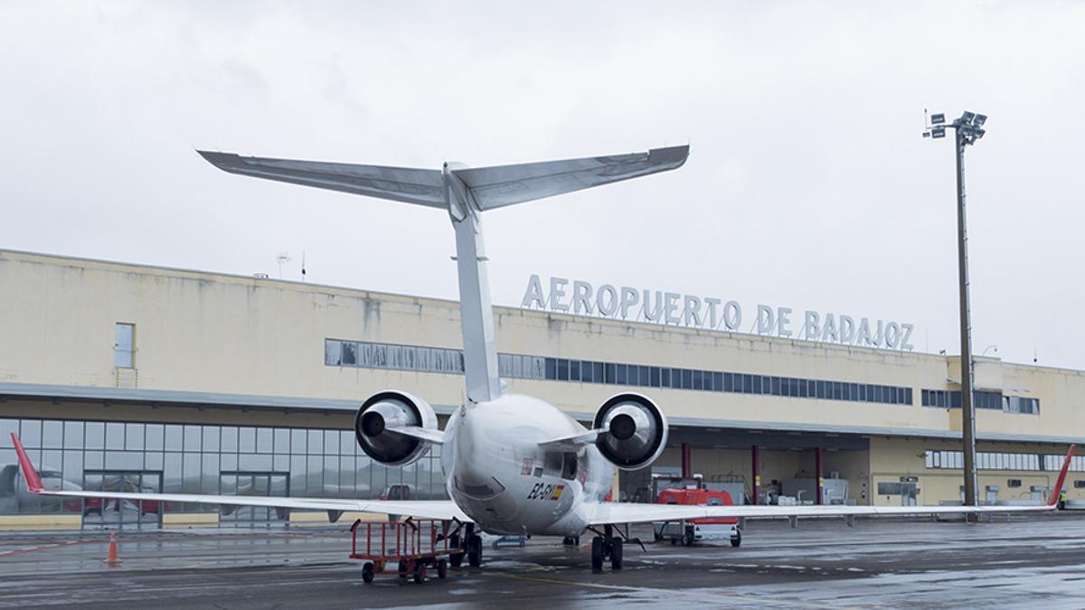 Una imagen del Aeropuerto de Badajoz.