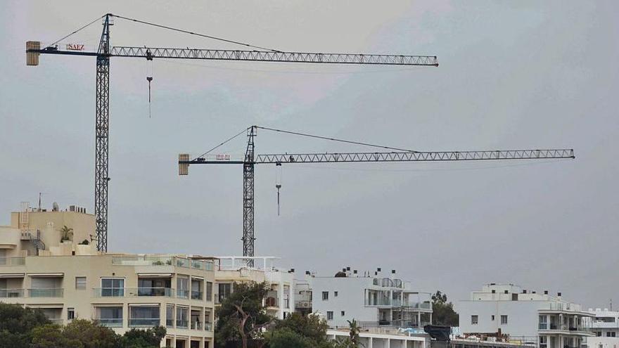 Obras en el municipio de Sant Antoni.