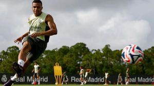 Kylian Mbappé, en su regreso a los entrenamientos con el Real Madrid.