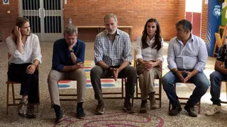 El rey insta a sacar enseñanzas de los fuegos para "ser más fuertes en el futuro"