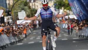 Remco Evenepoel, en su victoria en San Sebastián.