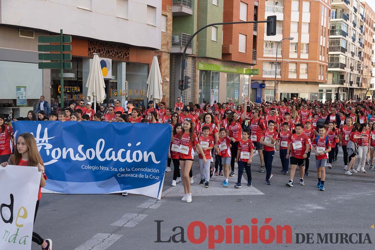 Marcha de la ONG Delwende en Caravaca