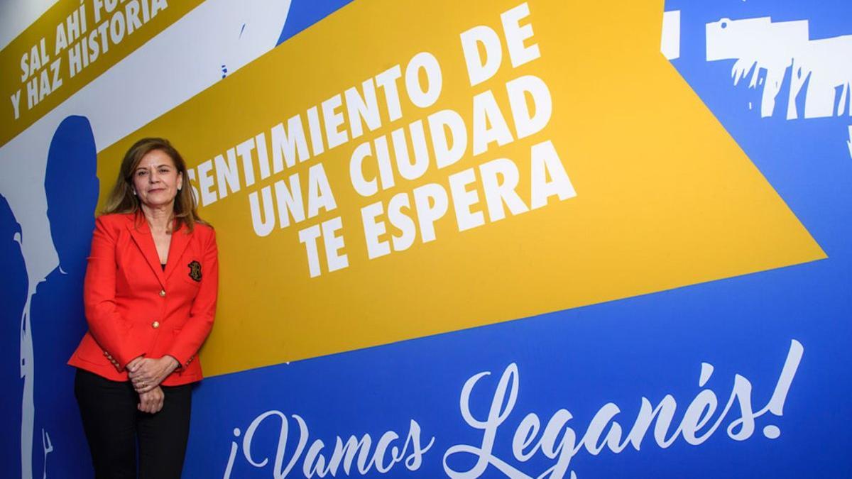 María Victoria Pavón, presidenta del Leganés