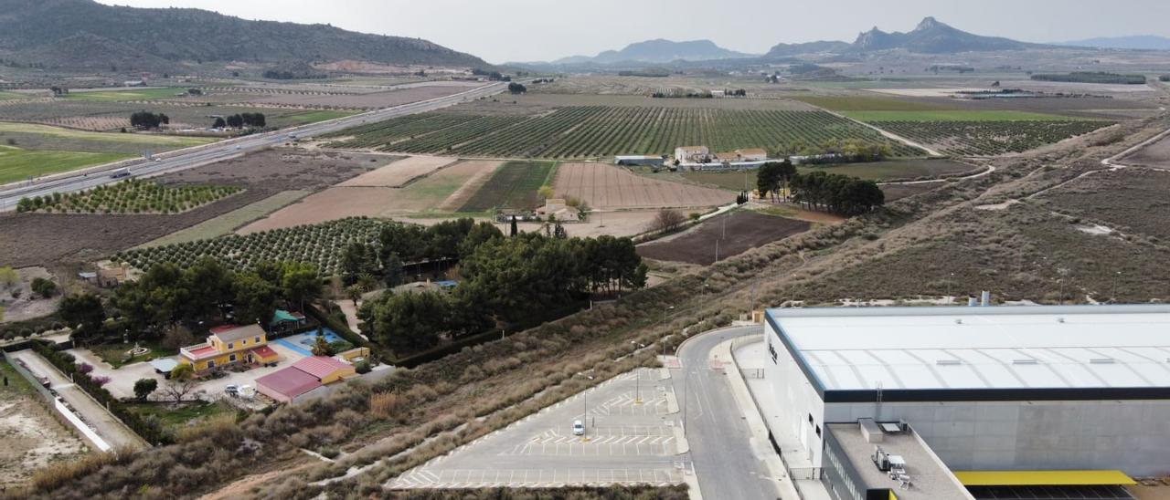 Zona donde se proyecta la construcción de la zona de actividades logísticas y puerto seco de Villena.