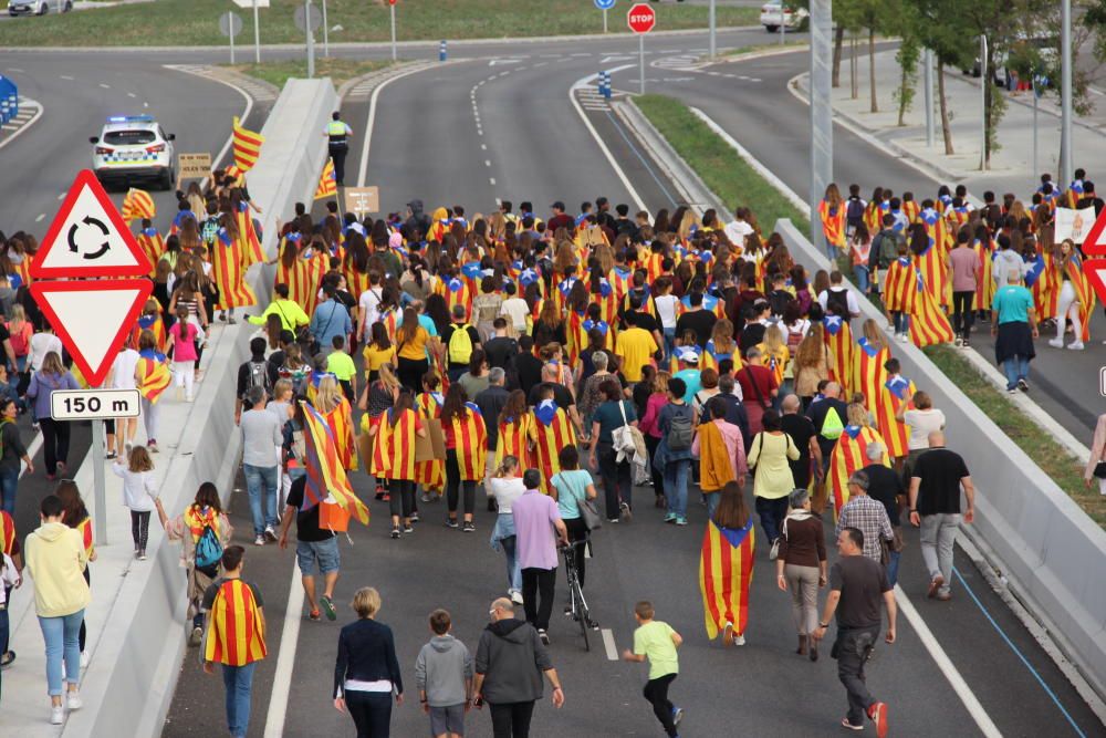 Els joves lideren la tarda de la vaga general