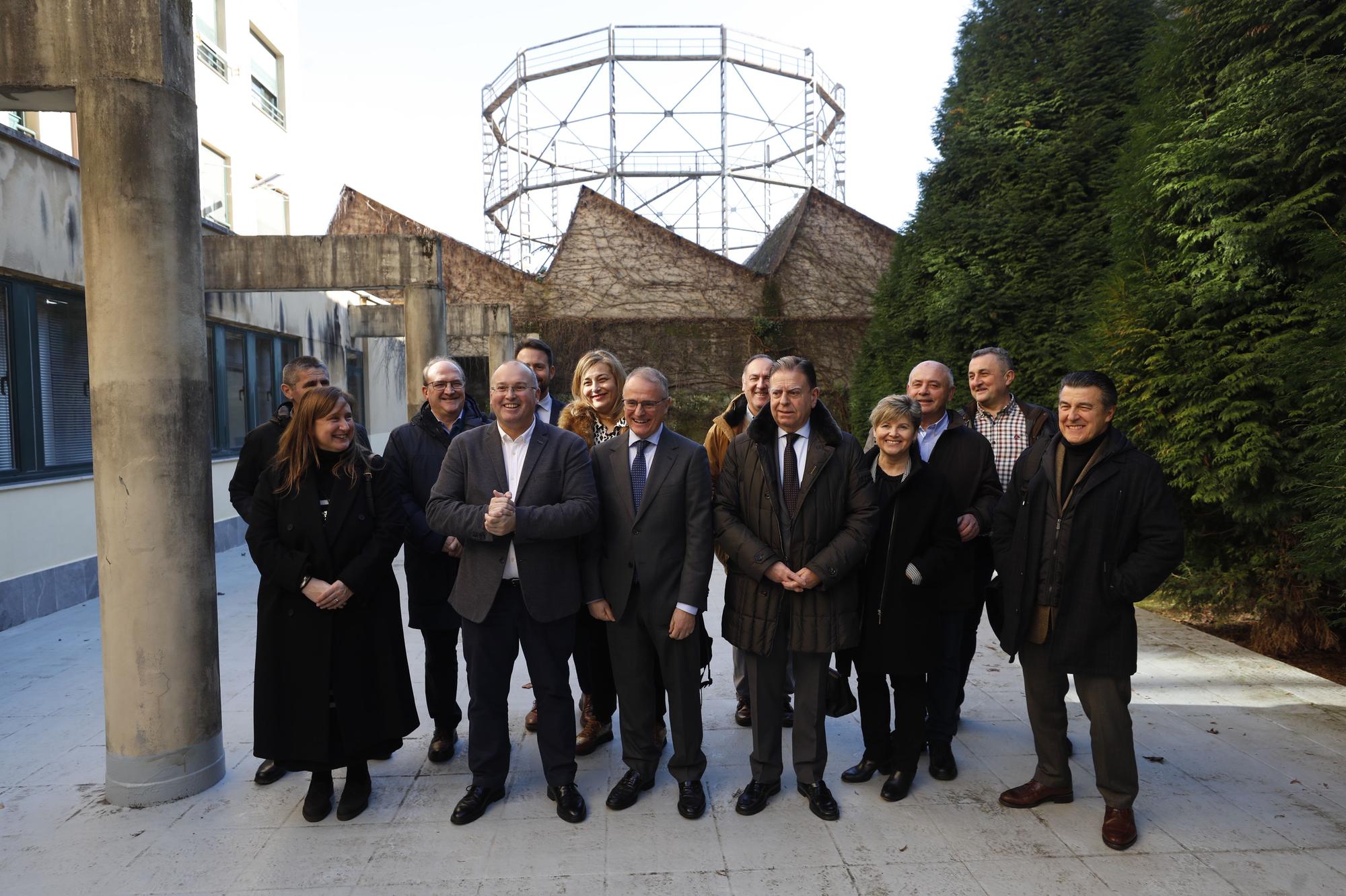 EN IMÁGENES: Miguel Tellado, el vicesecretario general del Partido Popular, de visita en Oviedo