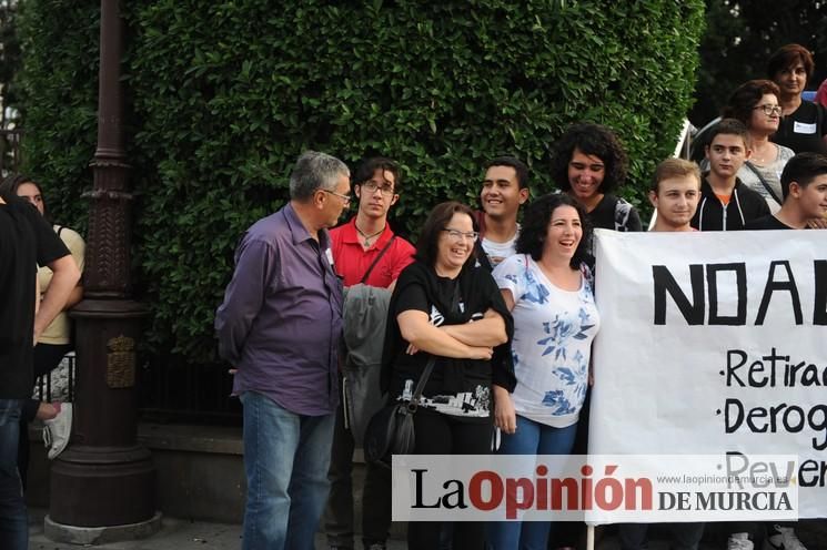 Manifestación contra la LOMCE en Murcia