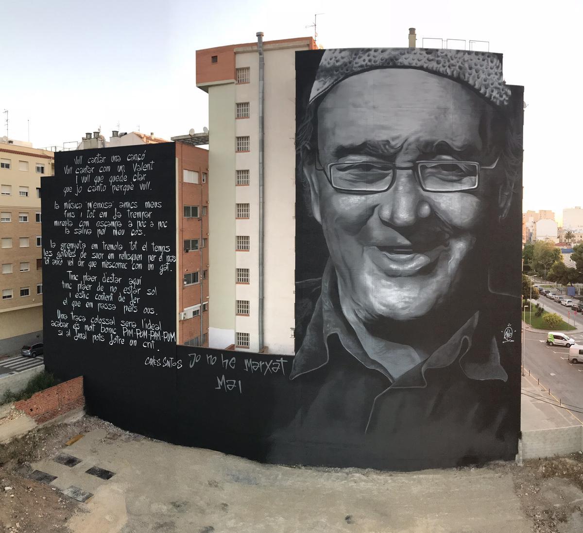 Homenaje al artista Carles Santos realizado por Chile, en Vinaròs, en 2018.