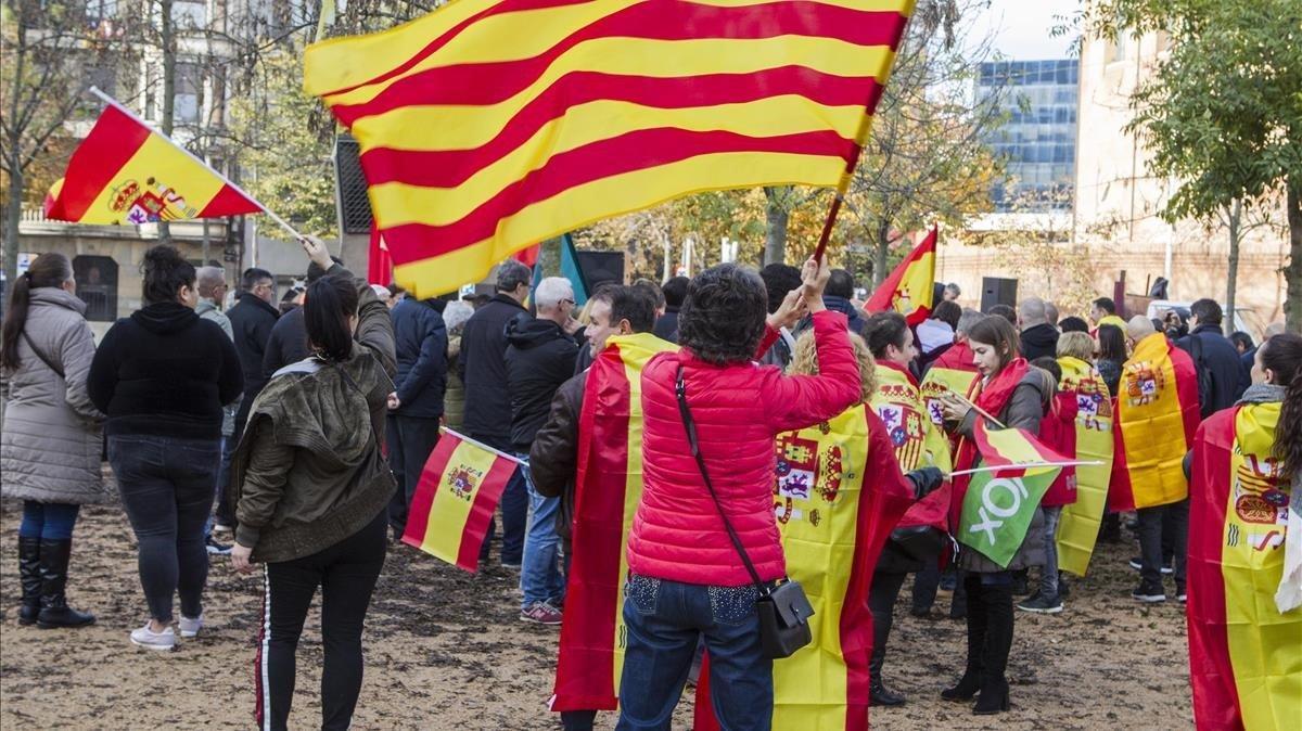 zentauroepp46160769 girona girona societat  manifestacio de vox  contra mani ant190112140239