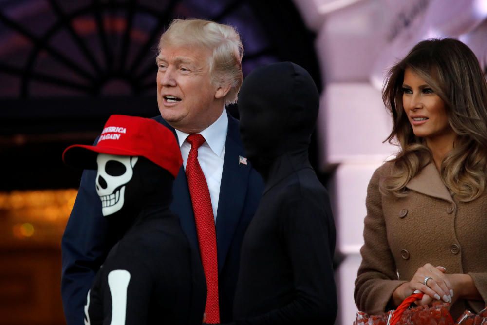 Los Trump celebran Halloween en la Casa Blanca