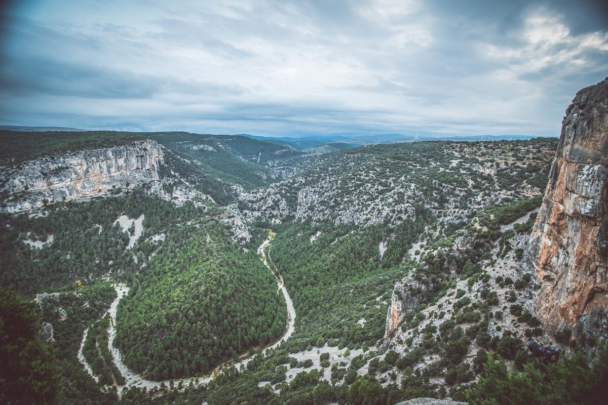 Paisaje de rambla en el Portell de Morella