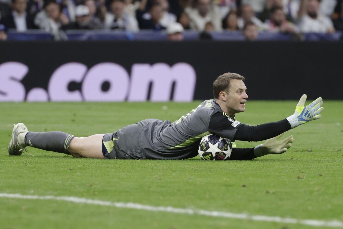 Neuer, en el partido de ida