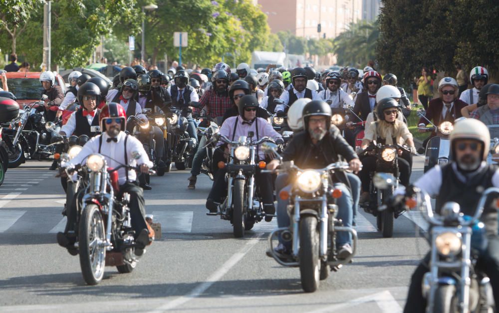 Motos custom y vintage invaden Alicante para luchar contra el cáncer de próstata