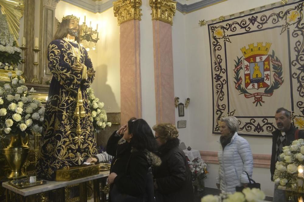 Besapié del Cristo de Medinaceli en Cartagena