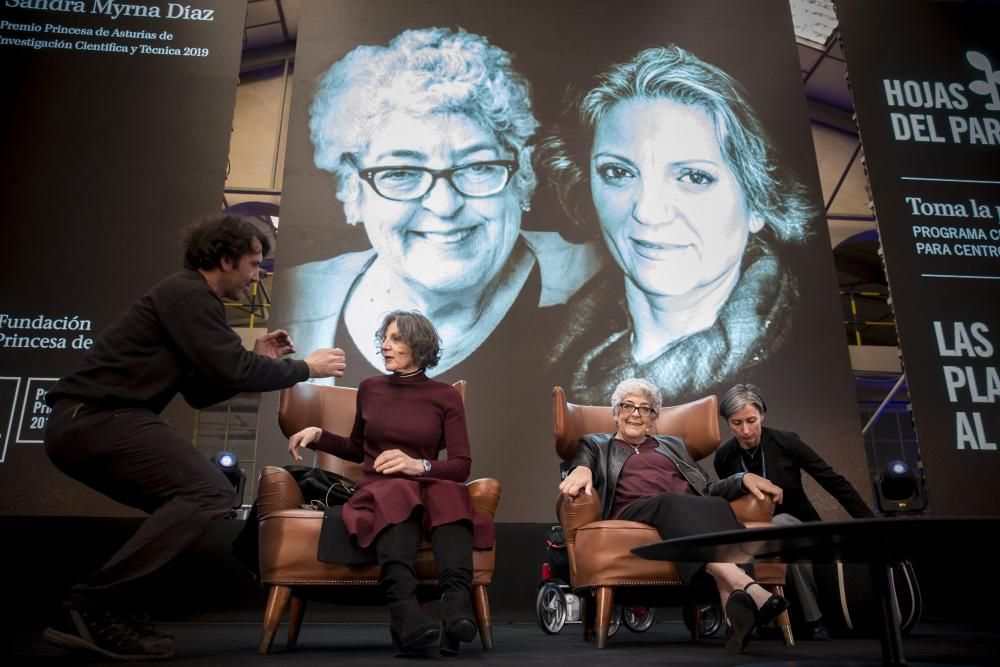 Premios Princesa de Asturias: Acto de Sandra Myrna Díaz y Joanne Chory en Oviedo