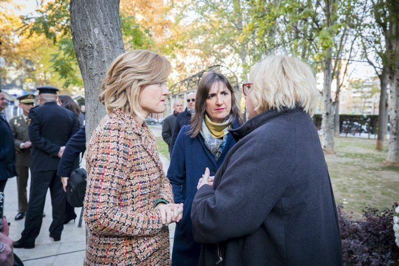 Homenaje a las víctimas de la casa cuartel de Zaragoza