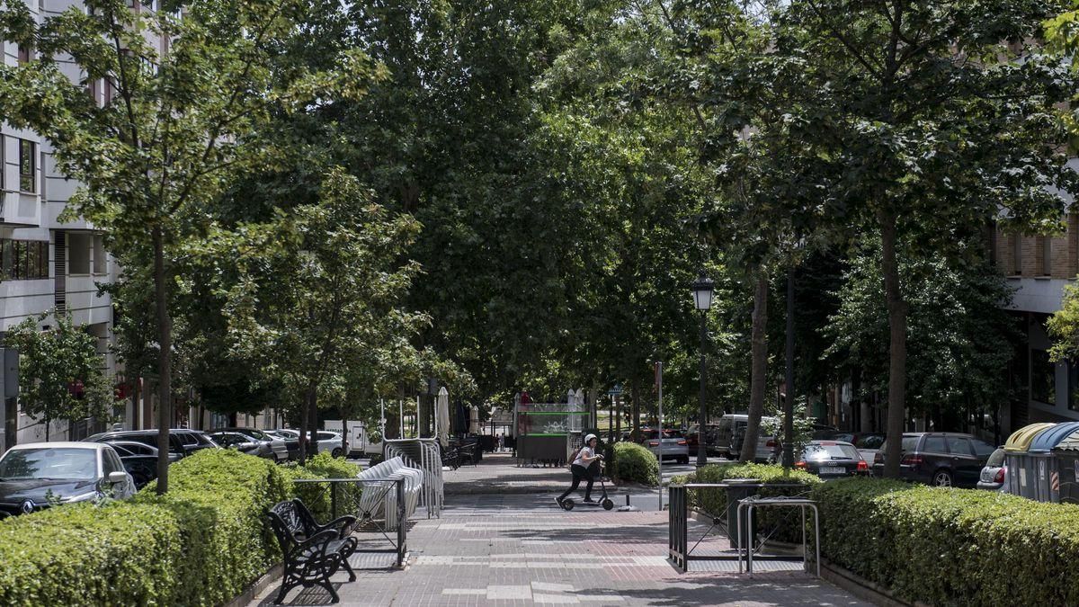 Avenida Virgen de la Montaña de Cáceres.