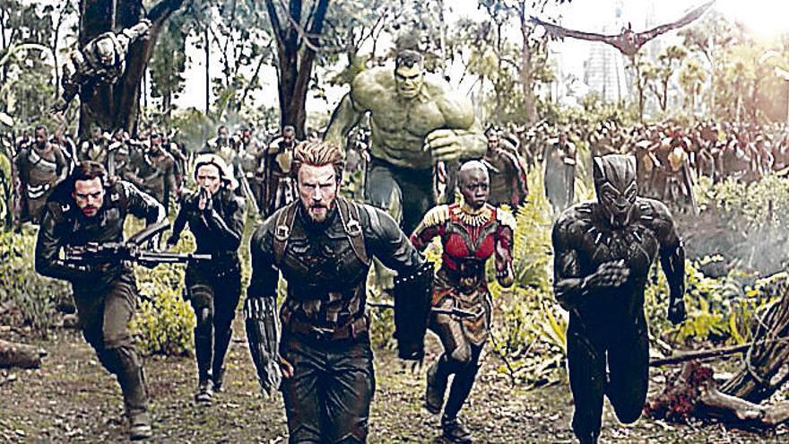 Una escena de &quot;Vengadores: Infinity War&quot;.